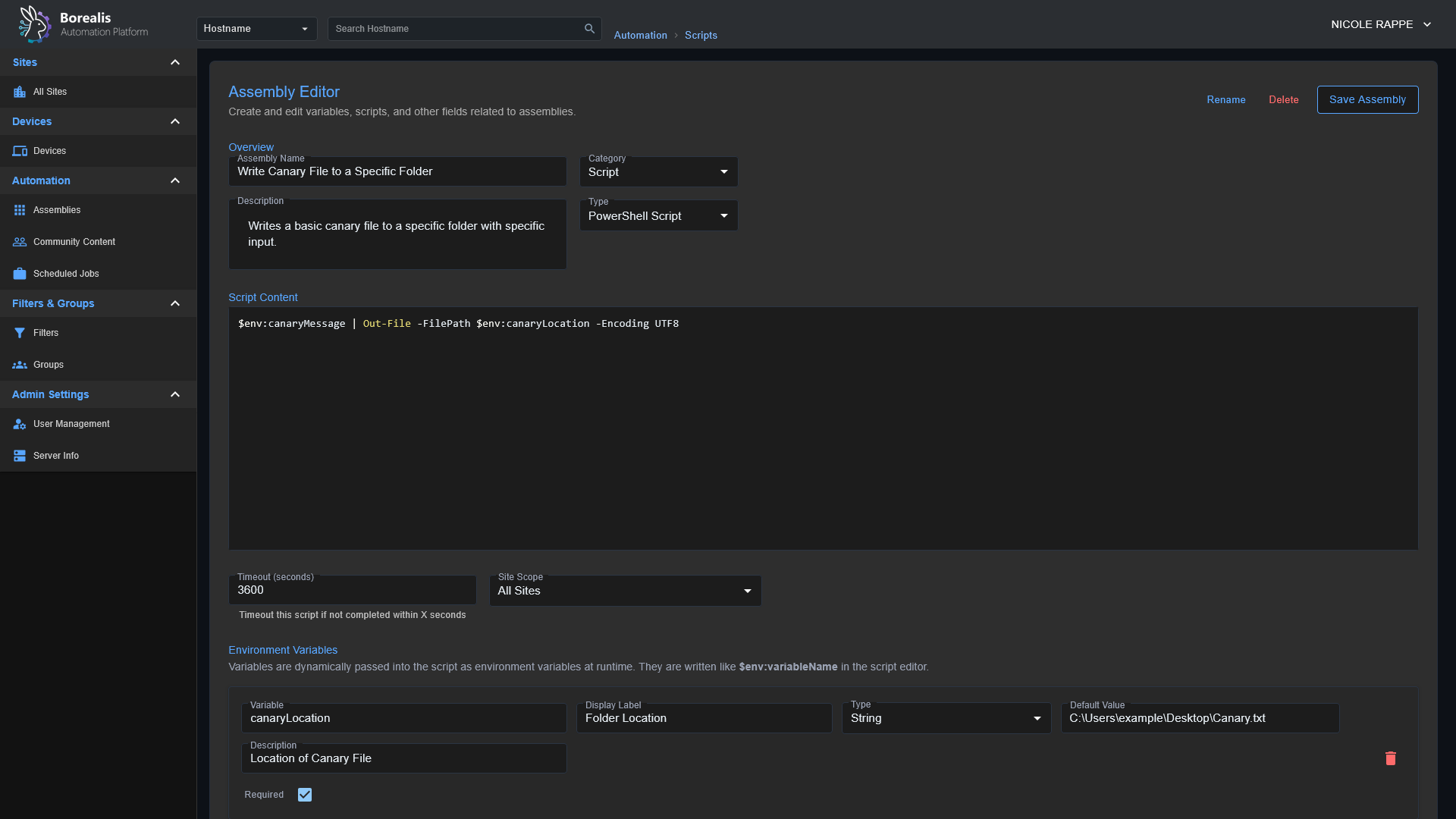 Assembly Editor