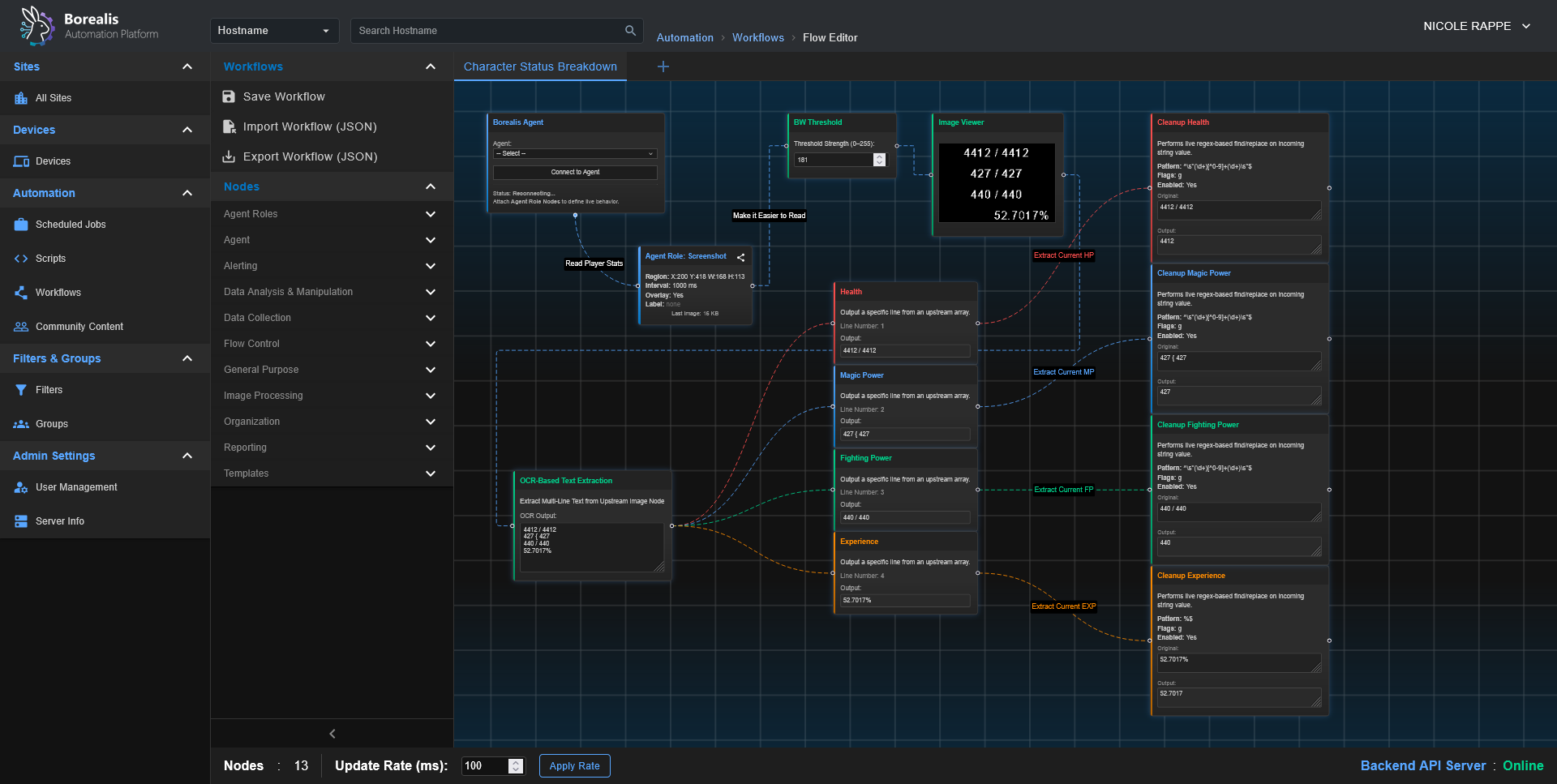 Workflow Editor Demonstration