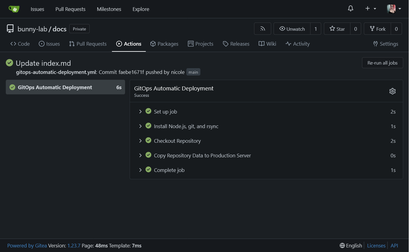 Gitea_Runner_Screenshot
